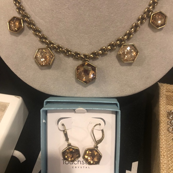Touchstone Crystal Jewelry - Touchstone Crystal Antique Golden Set